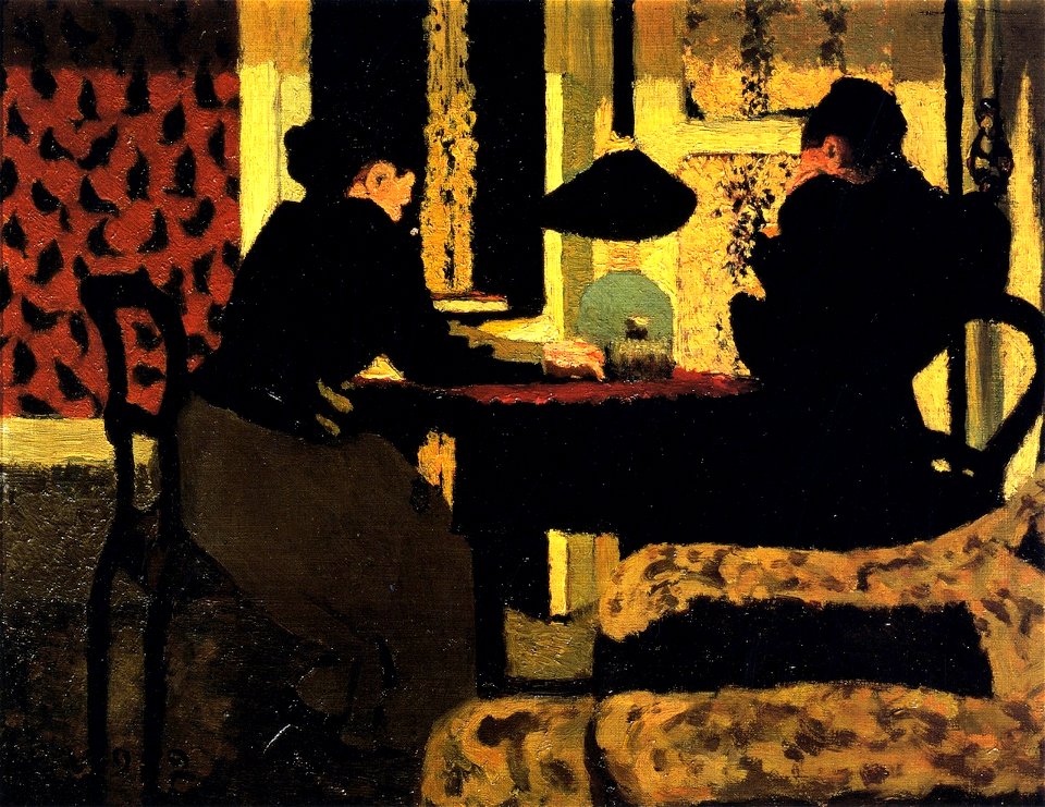 Vuillard-Deux femmes sous la lampe-Musée de l'Annonciade