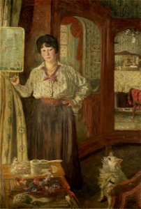 Vuillard - Portrait of Madame Guerin, 1916-17