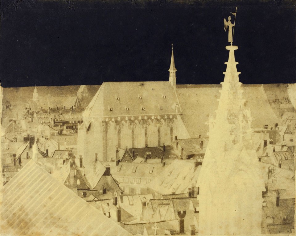 Vue de Strasbourg, temple neuf (ancien)