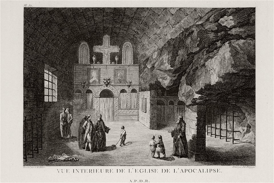 Vue interieure de l'eglise de l'Apocalypse - Choiseul-gouffier Gabriel Florent Auguste De - 1782