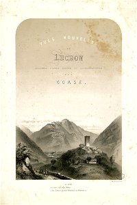Vues nouvelles de Luchon dessinées d'après nature et lithographiées par Gorse (Titre lithographié) - Fonds Ancely - B315556101 A GORSE 7 001
