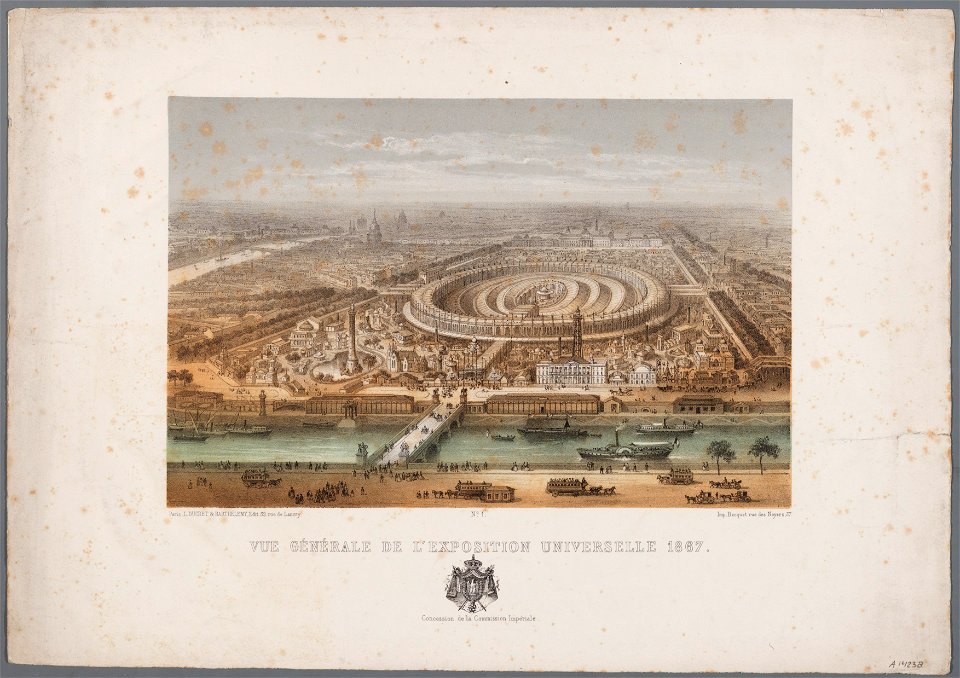 Vue générale de l'exposition universelle 1867, objectnr A 14238