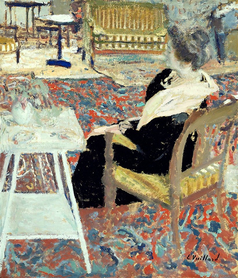 Vuillard - Madame Arthur Fontaine in a Pink Shawl, 1903