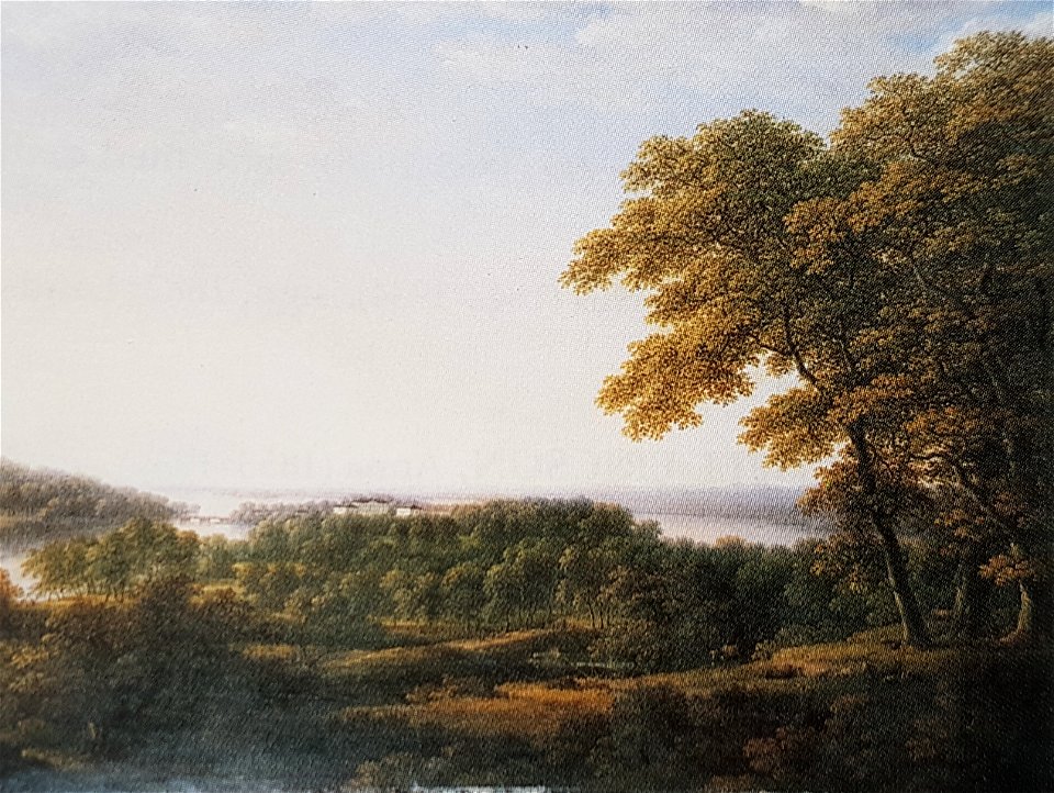 Vy över Sparreholm x Carl Johan Fahlcrantz