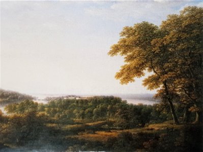 Vy över Sparreholm x Carl Johan Fahlcrantz