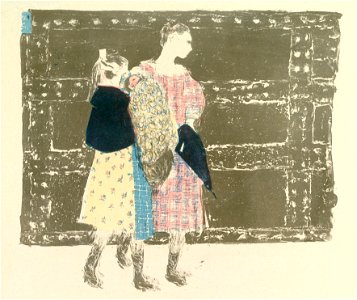 Édouard Vuillard, On the Pont de l'Europe, from the series Landscapes and Interiors, 1899
