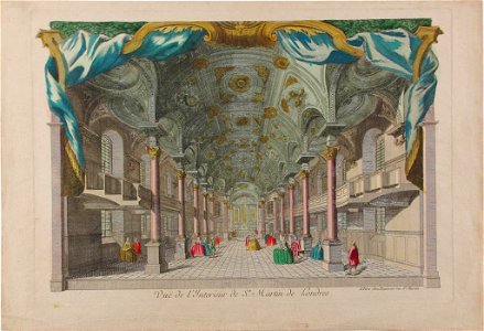 Vue de l Interieur de St Martin de Londres
