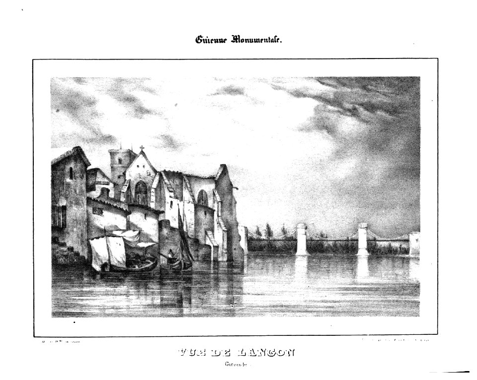 Vue de Langon