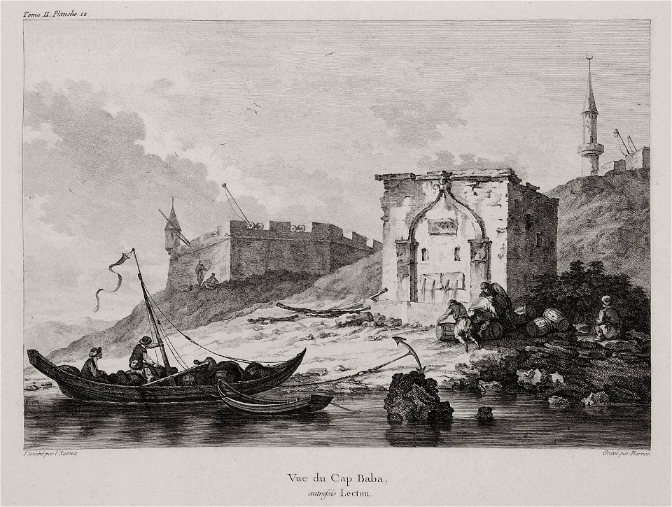 Vue du Cap Baba, autrefois Lecton - Choiseul-gouffier Gabriel Florent Auguste De - 1809