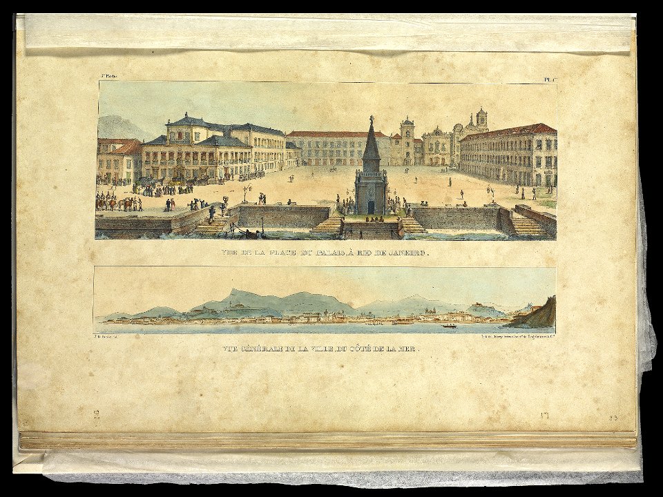 Vue générale de la ville, du côté de la mer (2), da Coleção Brasiliana Iconográfica