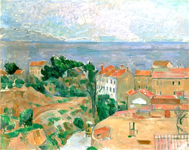 Vue sur l'Estaque, par Paul Cézanne, FWN 188