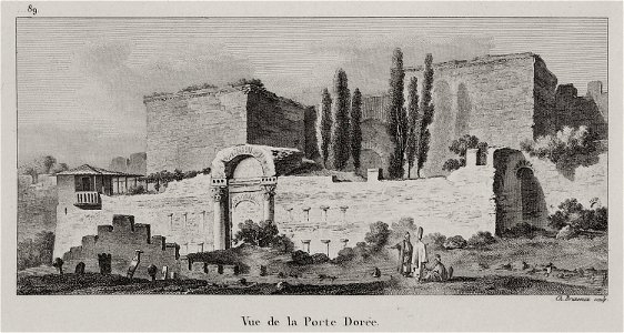 Vue de la Porte Dorée - Choiseul-gouffier Gabriel Florent Auguste De - 1822