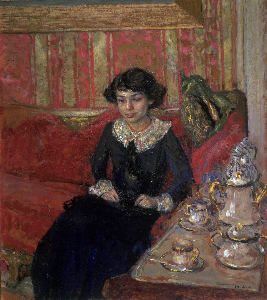 Vuillard - Girl in an Interior, c.1910
