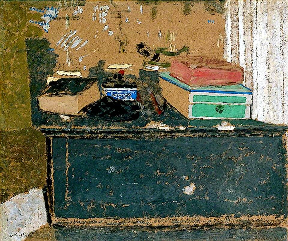 Vuillard - L'encrier bleu sur la cheminée, c.1900