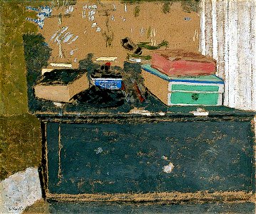 Vuillard - L'encrier bleu sur la cheminée, c.1900