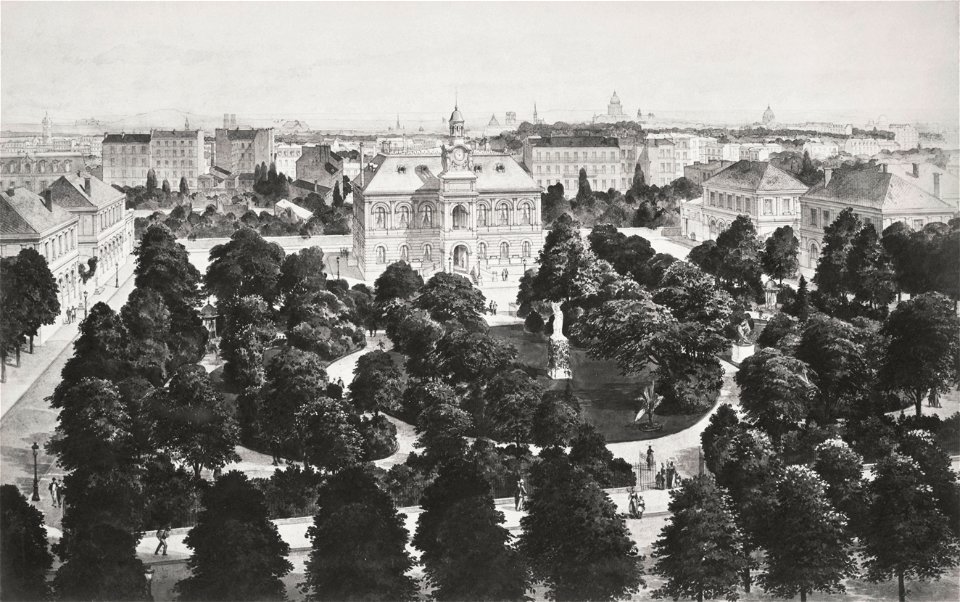 Vue du Square de Montrouge, ca. 1853–70