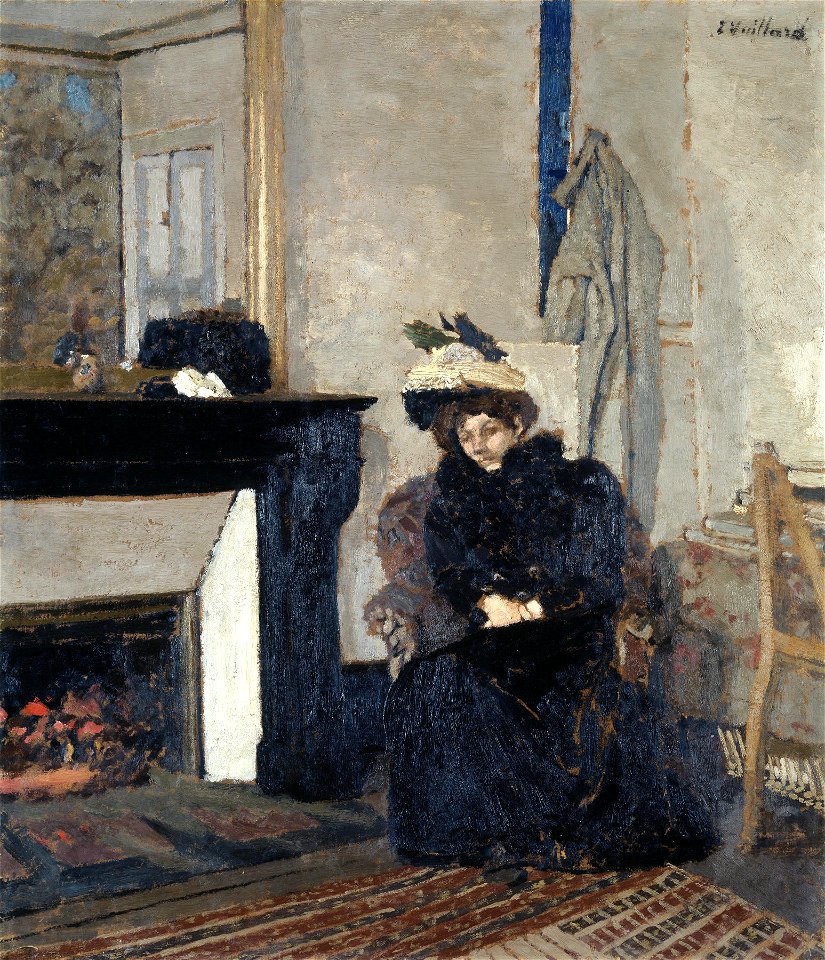 Vuillard - The Visitor, ca. 1900
