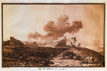 Vue du Theatre de Segeste - Houel Jean - 1782