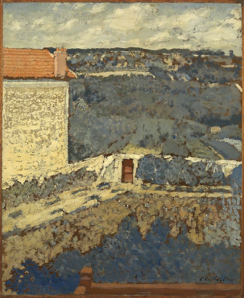 Vuillard - Landscape - House on the Left, 1900