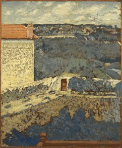 Vuillard - Landscape - House on the Left, 1900