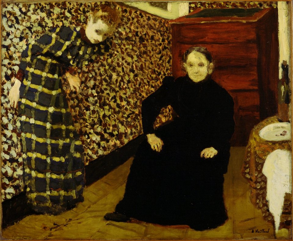 Vuillard - Interior, Mother and Sister of the Artist 1893