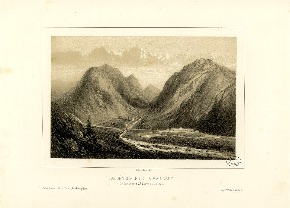 Vue générale de la Raillère - Fonds Ancely - B315556101 A ABADIE 2 060