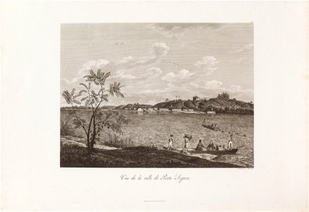 Vue de la ville de Porto Seguro, da Coleção Brasiliana Iconográfica