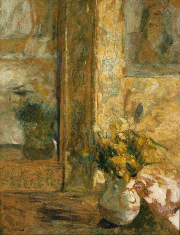 Vuillard - Bouquet and Mirror, 1907-1908