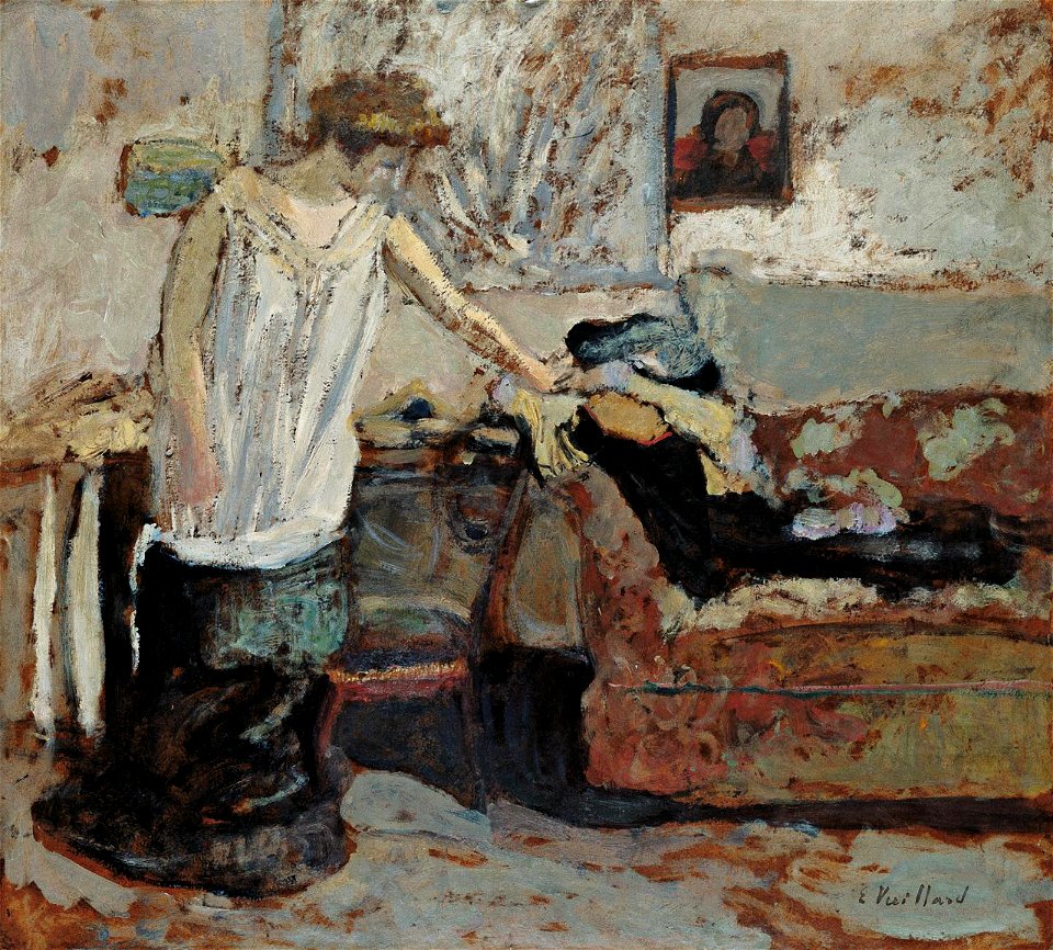 Vuillard - Femme se déshabillant, um 1900–1901, KV 1553