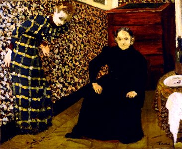 Vuillard, Interior with mother and sister of the artist