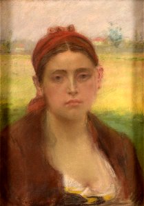 Václav Brožík pastel portrait 01