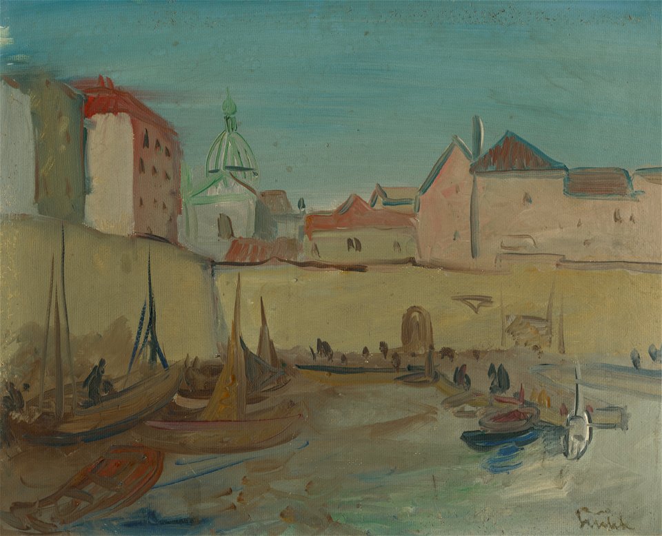 Václav Šrůtek - Dubrovnícky prístav - O 2085 - Slovak National Gallery