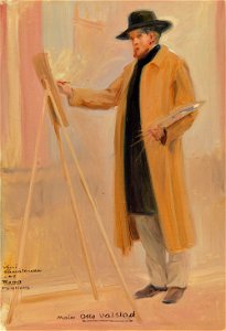 Väinö Hämäläinen - Portrait of the Painter Otto Valstad - A V 4783 - Finnish National Gallery