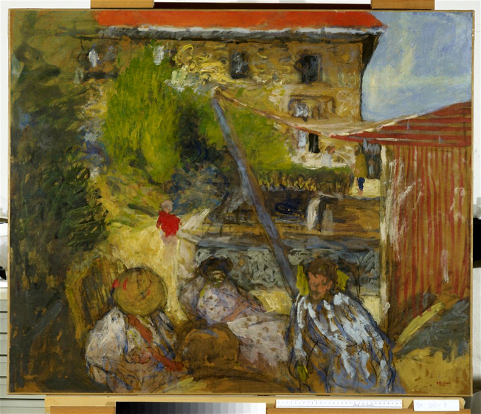 Vuillard - conversation dans le jardin, 1908