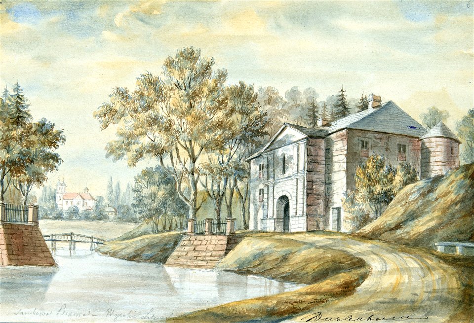 Vysokаŭski zamak. Высокаўскі замак (N. Orda, 1876)
