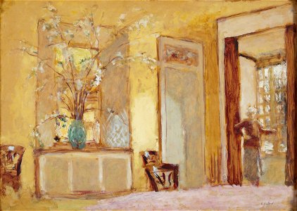 Vuillard - Woman in an Interior (Madame Hessel at Les Clayes), 1935