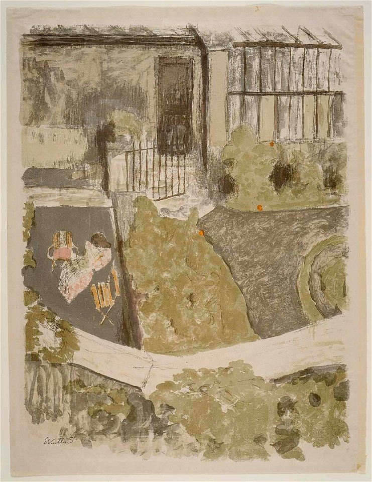 Vuillard - Le Jardin devant l' Atelier, 1901