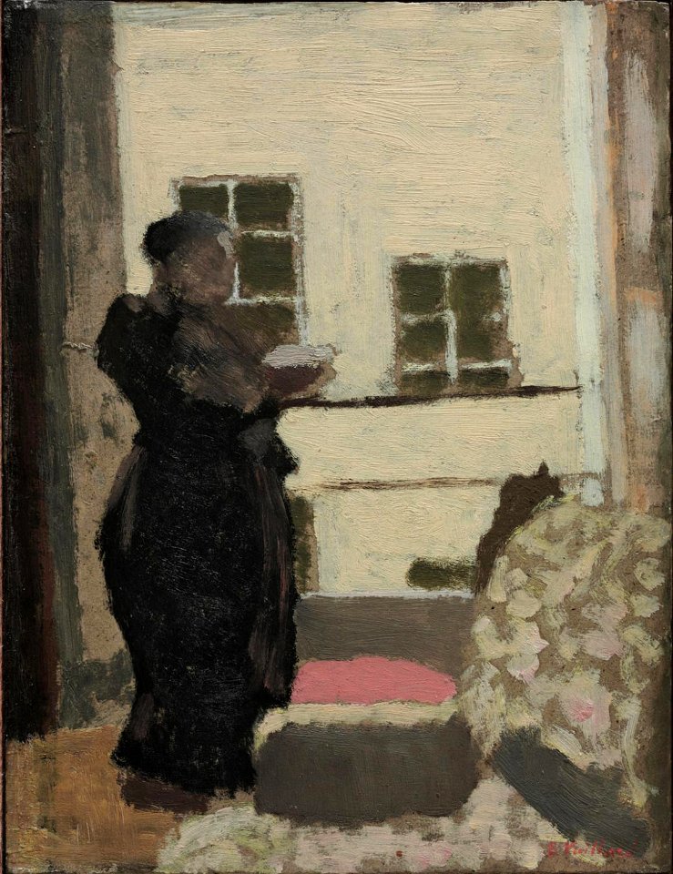 Vuillard - Madame Vuillard Standing, Reading by a Window, 1893