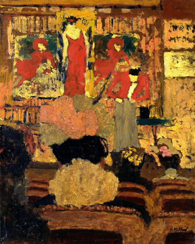 Vuillard - The Vaudeville Show Magician, ca. 1895