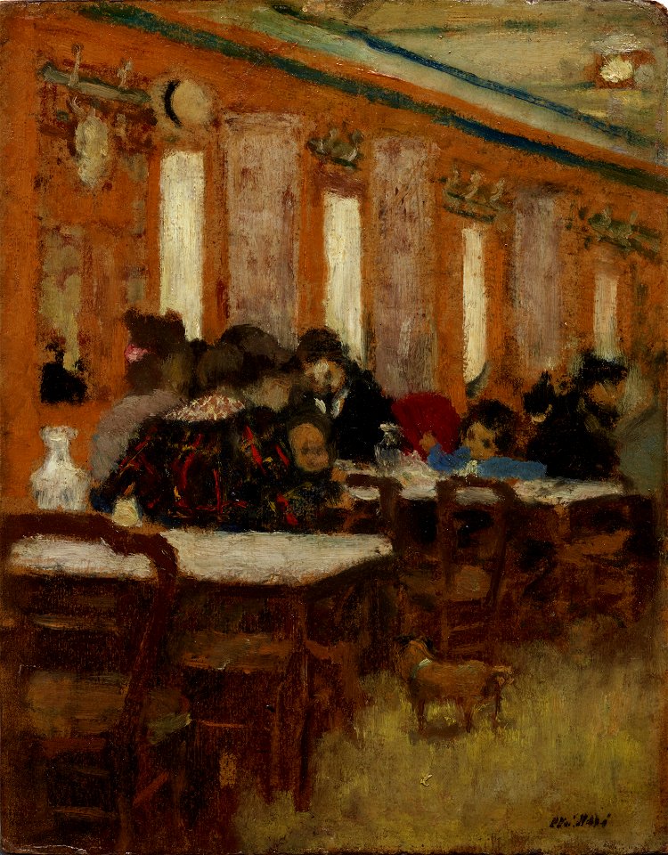 Édouard Vuillard - Le Petit Restaurant (ca.1900-1901)
