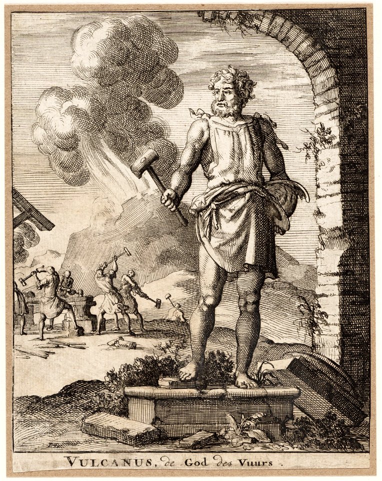 Vulcanus, de god des vuurs, objectnr A 42133