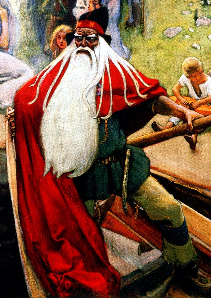 Väinämöisen lähto (cropped to Väinämöinen)