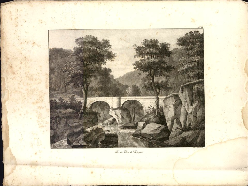 Vue du Pont de Laporta, objectnr A 59340