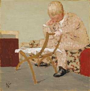 Vuillard - Reading the Newspaper, 1893