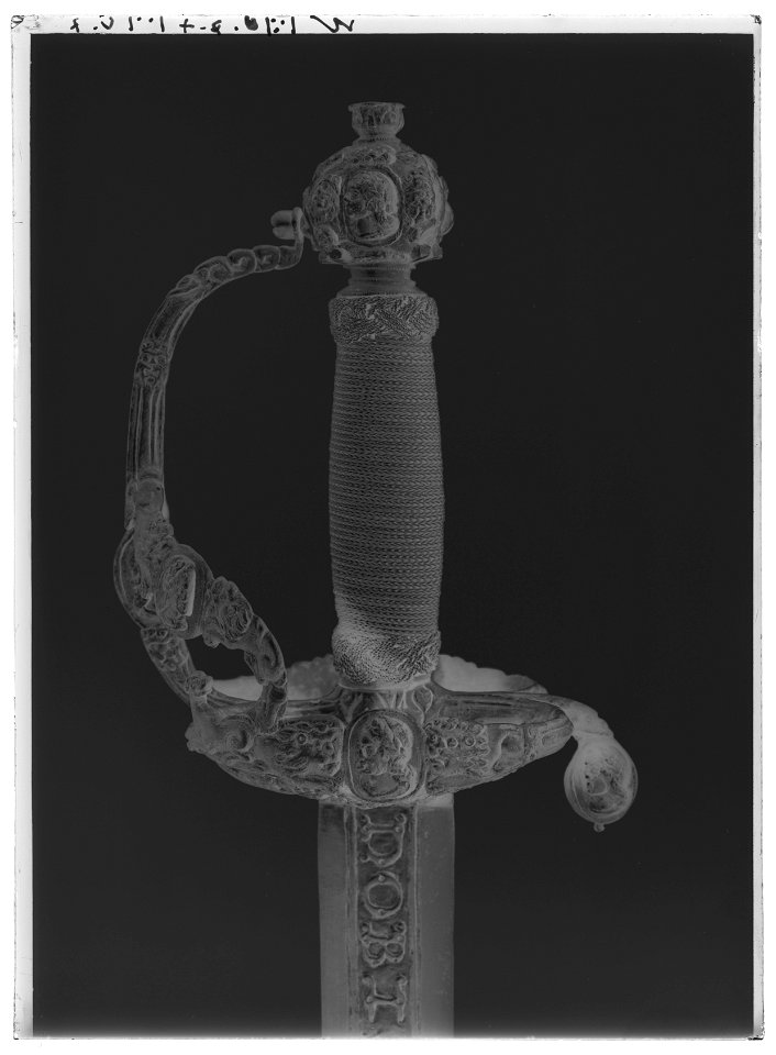 Värja, Frankrike ca 1650 - Livrustkammaren - 53133-negative