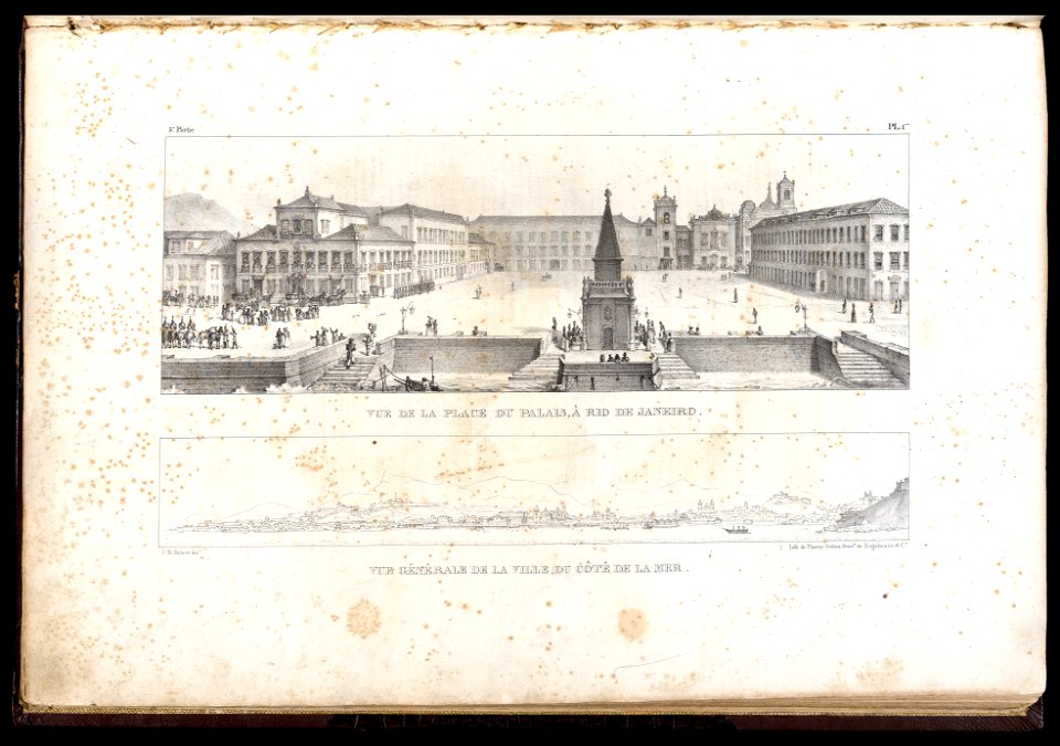 Vue générale de la ville, du côté de la mer (1), da Coleção Brasiliana Iconográfica
