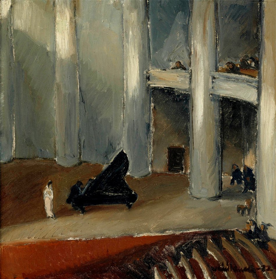 Väinö Kunnas - Helsinki University’s Festival Hall - A V 4638 - Finnish National Gallery