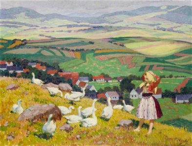 Václav Malý Gänsehirtin
