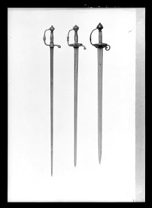 Värja, Solingen, ca 1650, som tillhört Karl X Gustav, förd i polska och danska kriget - Livrustkammaren - 69830