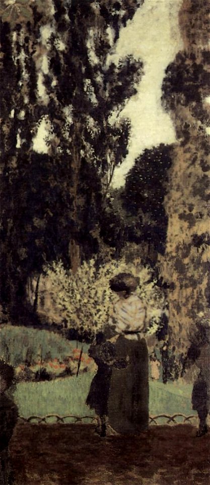 Vuillard - Femme dans un Parc –Woman in a Park, around 1898-1899